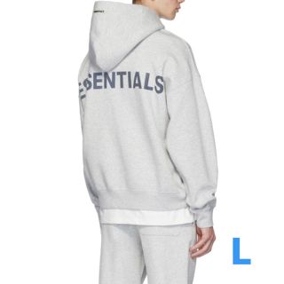 フィアオブゴッド(FEAR OF GOD)のLサイズ Essentials パーカー リフレクディブ グレー(パーカー)