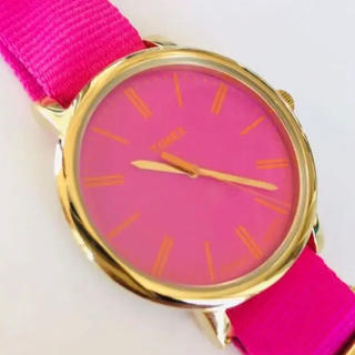 タイメックス(TIMEX)の日本未入荷 TIMEX タイメックス 腕時計 NATOベルト ピンク 正規品(腕時計)