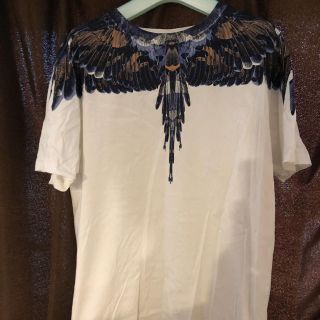 マルセロブロン(MARCELO BURLON)のmarcelo burlon 羽プリント(Tシャツ/カットソー(半袖/袖なし))