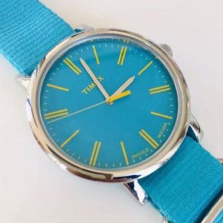 タイメックス(TIMEX)の日本未入荷 TIMEX タイメックス 腕時計 NATOベルト スカイブルー 正規(腕時計)