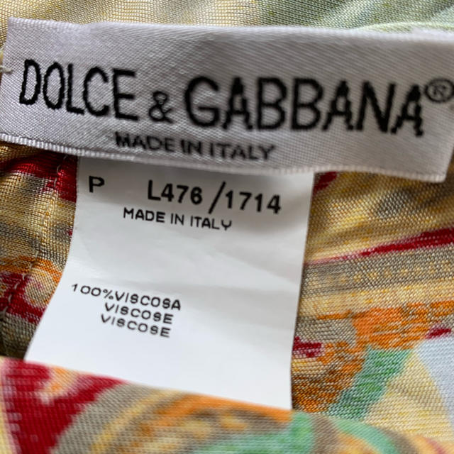 DOLCE&GABBANA(ドルチェアンドガッバーナ)のマロン様御専用 特価ドルガバノースリーブブラウス レディースのトップス(シャツ/ブラウス(半袖/袖なし))の商品写真