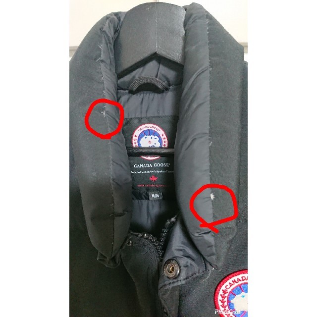CANADA GOOSE(カナダグース)のカナダグース ダウンジャケット ブラック M メンズのジャケット/アウター(ダウンベスト)の商品写真