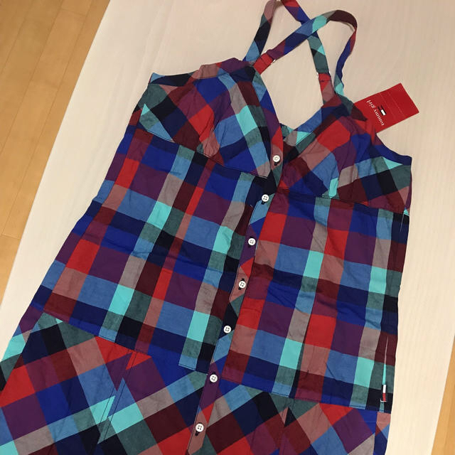 tommy girl(トミーガール)のtommy girl❤︎チェックキャミワンピ 新品 レディースのトップス(キャミソール)の商品写真