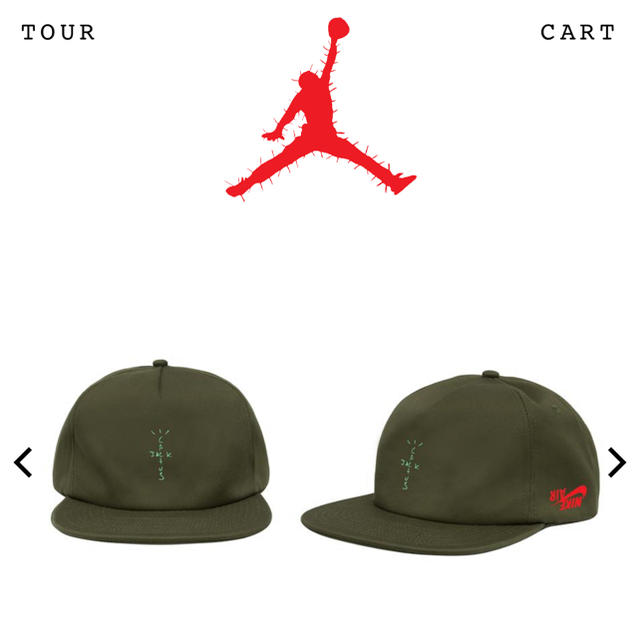 travis scott cactus jack cap キャップ　NIKE