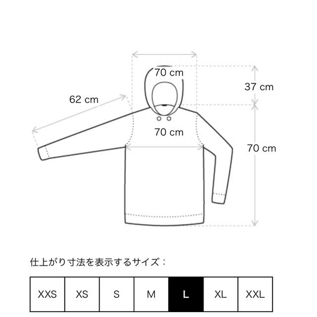 Lサイズ Essentials パーカー リフレクディブ グレー 3