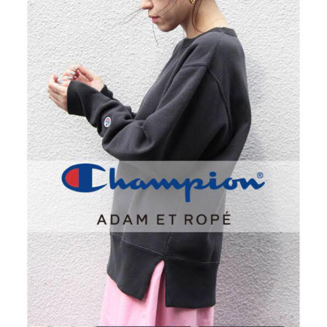 Adam et Rope'(アダムエロぺ)のADAM ET ROPE' champion 別注 スウェット チャンピオン レディースのトップス(トレーナー/スウェット)の商品写真