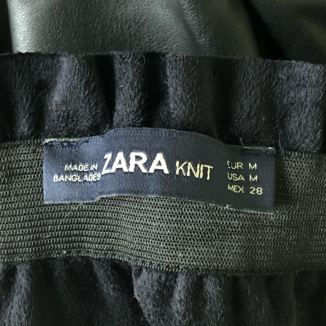 ZARA(ザラ)の【美品】ZARA レザーミニスカート Mサイズ レディースのスカート(ミニスカート)の商品写真