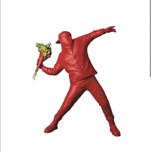 MEDICOM TOY(メディコムトイ)のbanksy flower bomber (RED ver.) エンタメ/ホビーのフィギュア(その他)の商品写真