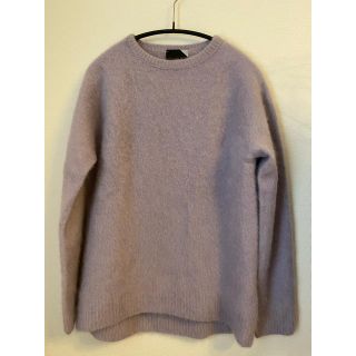 デミルクスビームス(Demi-Luxe BEAMS)のAton/ほぼ新品/ファーカシミヤ クルーネックニット(ニット/セーター)