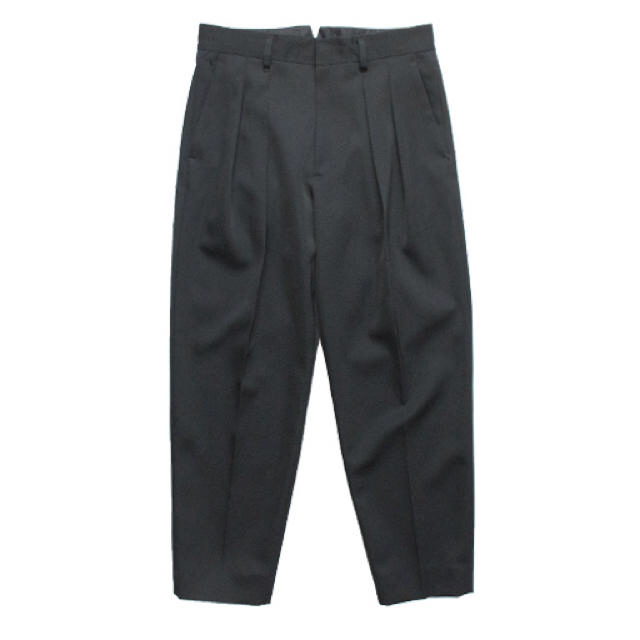 19AW stein EX WIDE TROUSERS BLACK S