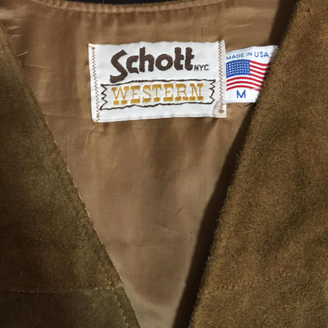 schott(ショット)のSchott スエードベスト メンズのジャケット/アウター(その他)の商品写真