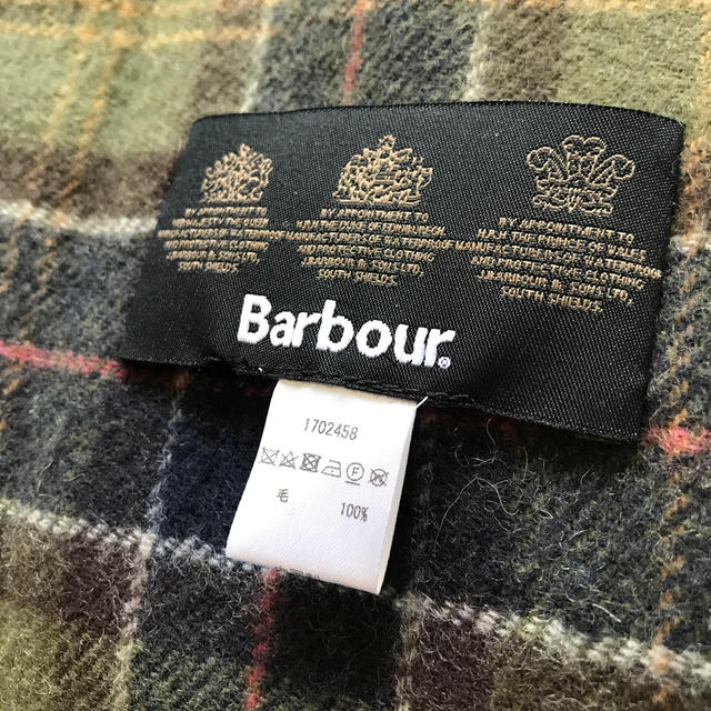 Barbour(バーブァー)のバブアー　ウールマフラー メンズのファッション小物(マフラー)の商品写真