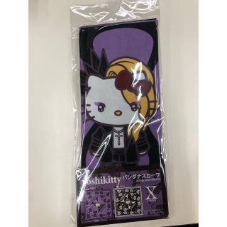 サンリオ(サンリオ)のYOSHIKITTY ヨシキティ バンダナスカーフ　紫 x japan(ミュージシャン)