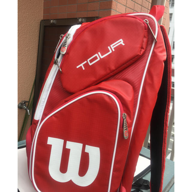wilson(ウィルソン)のWILLSON バックパック スポーツ/アウトドアのテニス(バッグ)の商品写真