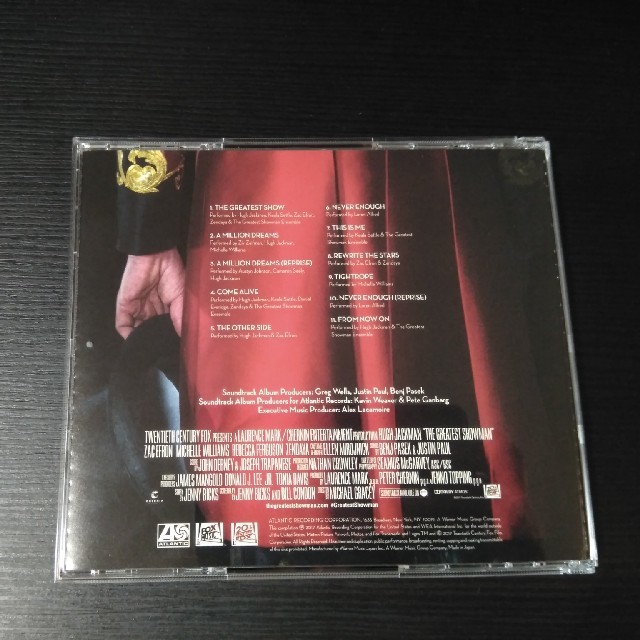 ザ・グレイテスト・ショーマン　オリジナルサウンドトラック　CD エンタメ/ホビーのCD(映画音楽)の商品写真