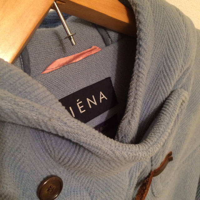 IENA(イエナ)のIENA 水色ダッフルコート レディースのジャケット/アウター(ダッフルコート)の商品写真