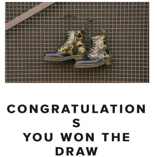 アベイシングエイプ(A BATHING APE)のBAPE X DR.MARTENS 1ST CAMO 8HOLE BOOTS(ブーツ)