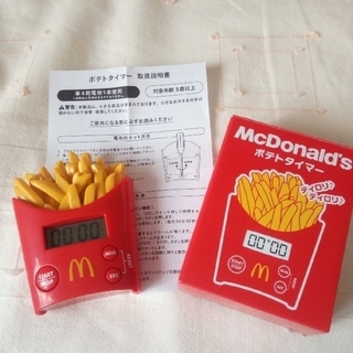 マクドナルド(マクドナルド)のマクドナルド【McDonald】 ポテトタイマー 動作確認済(ノベルティグッズ)