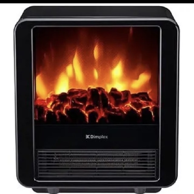 Dimplex 電気暖炉 ファンヒーター MiniCube ブラック スマホ/家電/カメラの冷暖房/空調(電気ヒーター)の商品写真