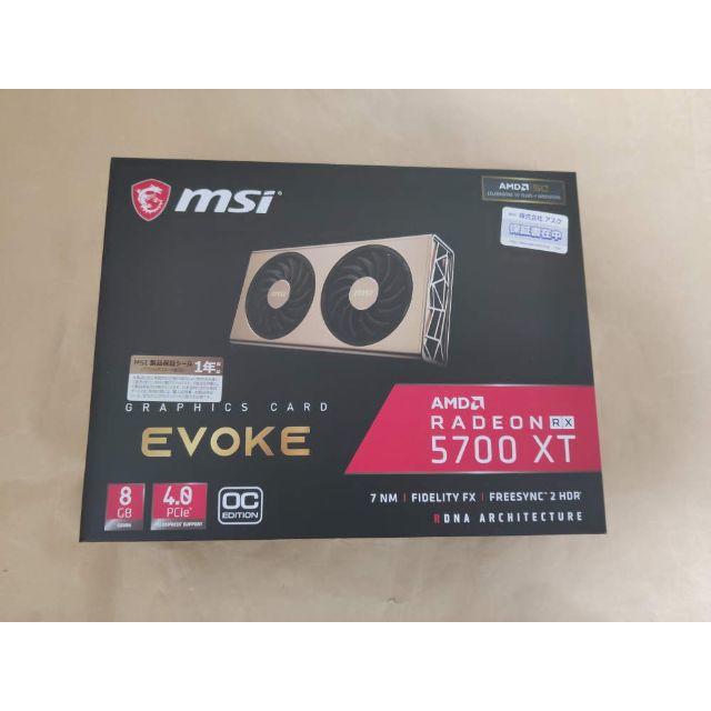 スマホ/家電/カメラ[3%OFF]MSI Radeon RX 5700 XT EVOKE OC 美品