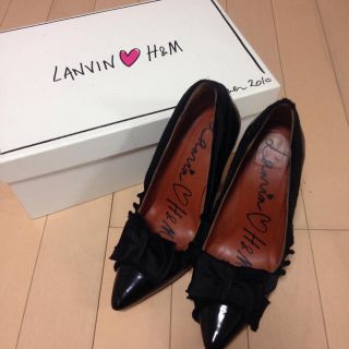 ランバン(LANVIN)のLANVIN♡H&Mエナメルハイヒール(ハイヒール/パンプス)