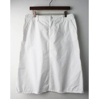 マーガレットハウエル(MARGARET HOWELL)の::: n100 ::: コットンスカート  size36(ひざ丈スカート)