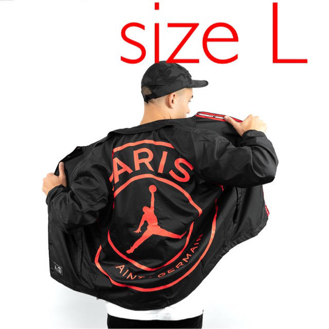 L PSG JORDAN コーチジャケット ジョーダン CoachJacket