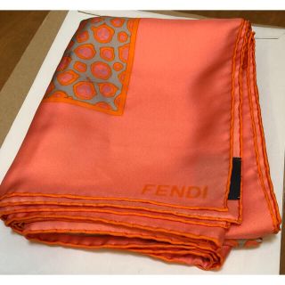 フェンディ(FENDI)のFENDI フェンディ 大判スカーフ 美品(バンダナ/スカーフ)