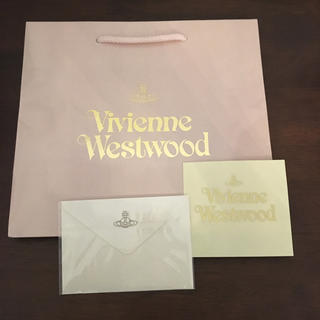ヴィヴィアンウエストウッド(Vivienne Westwood)のヴィヴィアンウエストウッド ショッパー メッセージカード シール(ショップ袋)