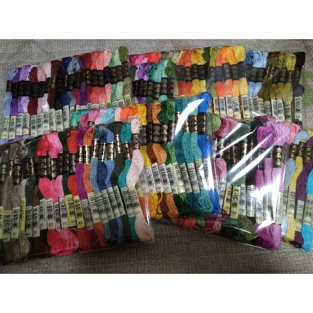 DMC 刺繍糸 150色150本刺繍