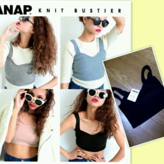 アナップ(ANAP)の定価/2300新品未使用♡ニットビスチェ(キャミソール)