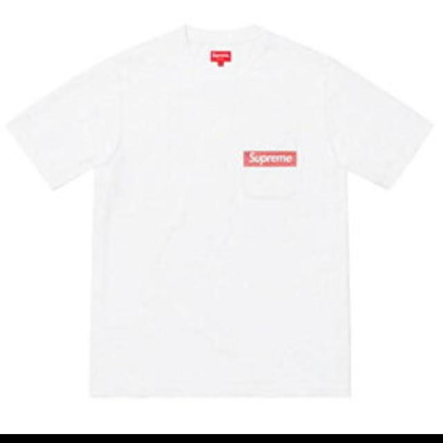 Supreme Mesh Stripe Pocket Tee  White  白