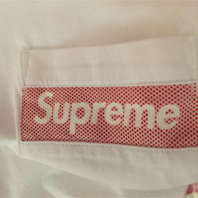 Supreme Mesh Stripe Pocket Tee  White  白