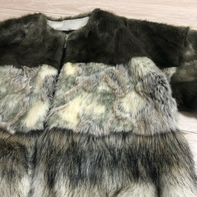 ZARA(ザラ)の専用　ZARA フェイクファーコート レディースのジャケット/アウター(毛皮/ファーコート)の商品写真