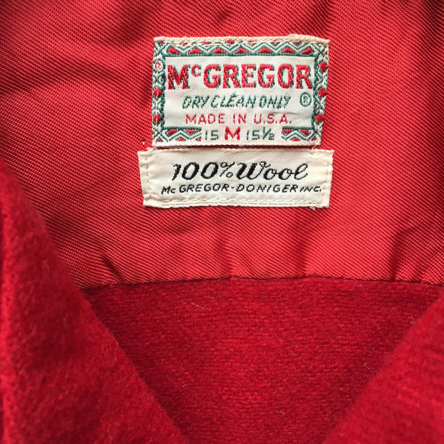 McGREGOR(マックレガー)のMcGREGOR 開襟 ボックス ウールシャツ メンズのトップス(シャツ)の商品写真