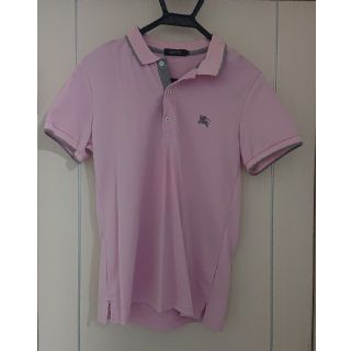 バーバリーブラックレーベル(BURBERRY BLACK LABEL)のバーバリーブラックレーベル ポロシャツ ピンク サイズ2(ポロシャツ)