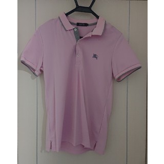 バーバリーブラックレーベル(BURBERRY BLACK LABEL)のバーバリーブラックレーベル ポロシャツ ピンク サイズ2(ポロシャツ)