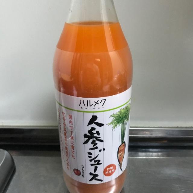 人参ジュース　6本セット　ハルメク 食品/飲料/酒の飲料(ソフトドリンク)の商品写真