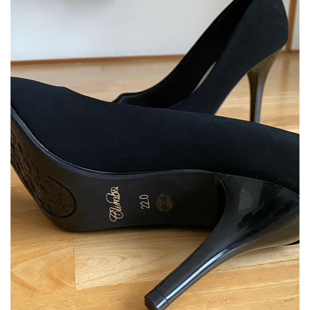 Bou Jeloud(ブージュルード)のパンプス　ハイヒール　黒　スエード　 レディースの靴/シューズ(ハイヒール/パンプス)の商品写真