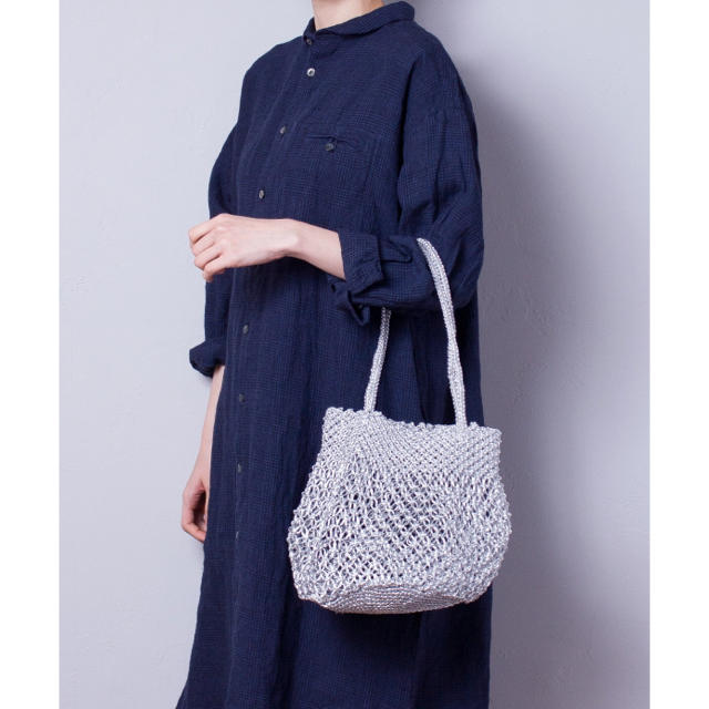 nest Robe 【Bagmati】シルバーマクラメBAG