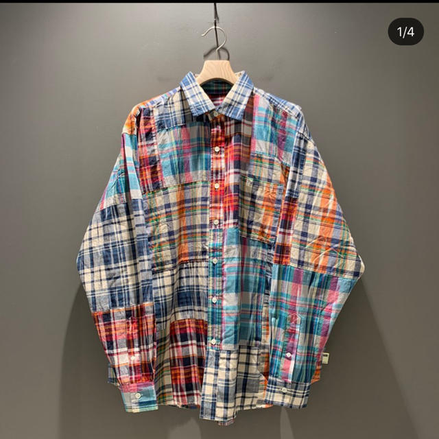 Sサイズ SSZ madras patchwork shirt 鎌倉コレクション | フリマアプリ ラクマ