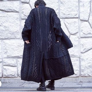 Yohji Yamamoto - Yohji Yamamoto Homme 19AW ニットコートの通販|ラクマ