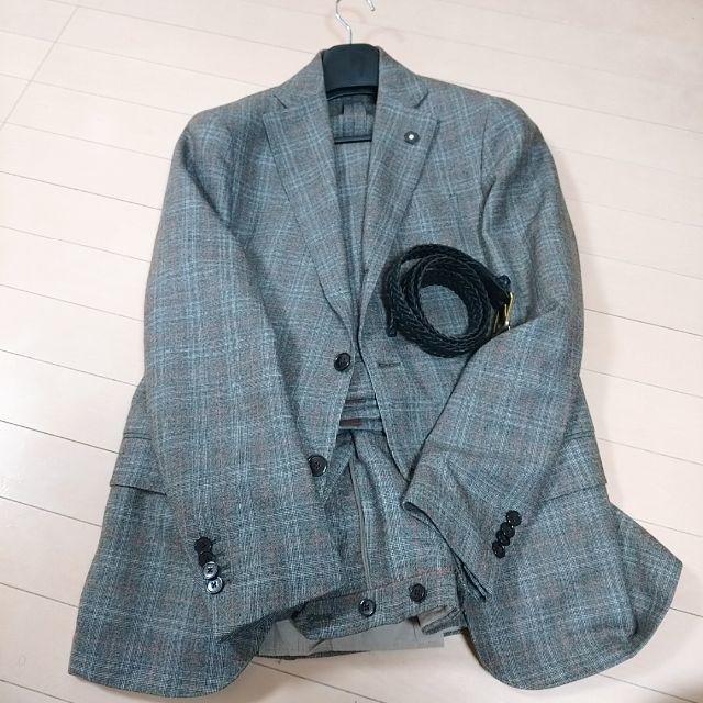 BEAMS(ビームス)のLARDINI スーツ　ブルックスブラザーズベルト メンズのスーツ(セットアップ)の商品写真