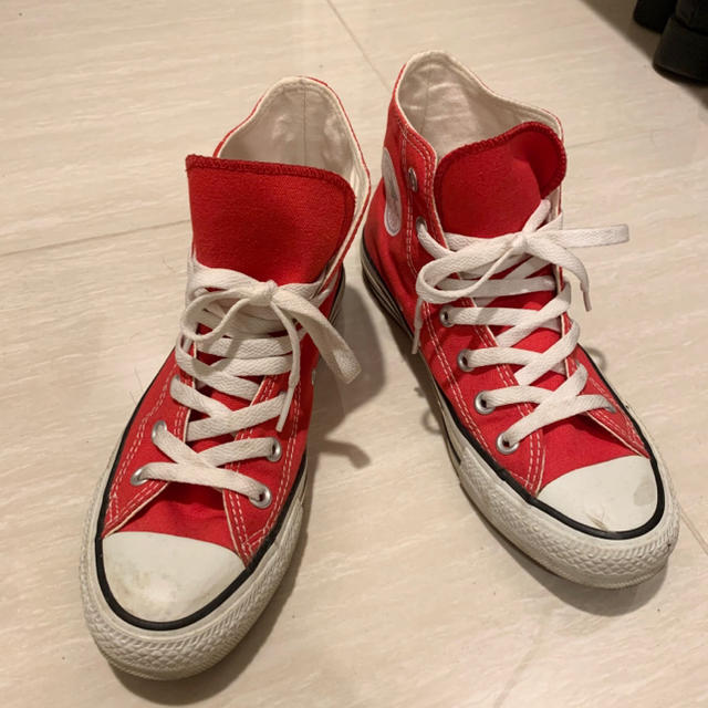 CONVERSE(コンバース)の【レディス中古】converse コンバース オールスター レッド レディースの靴/シューズ(スニーカー)の商品写真