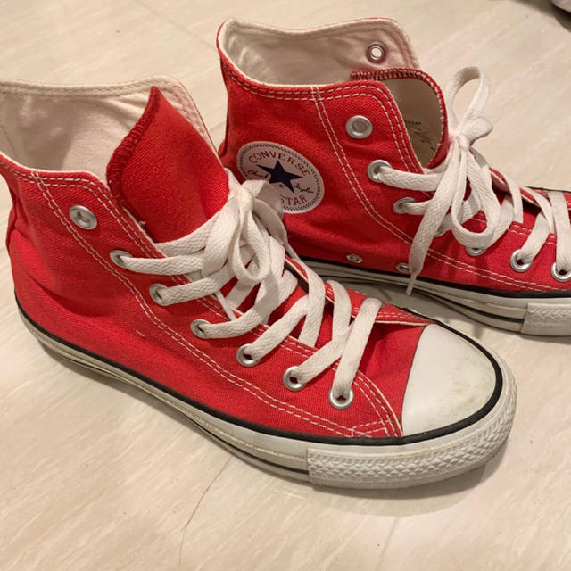 CONVERSE(コンバース)の【レディス中古】converse コンバース オールスター レッド レディースの靴/シューズ(スニーカー)の商品写真