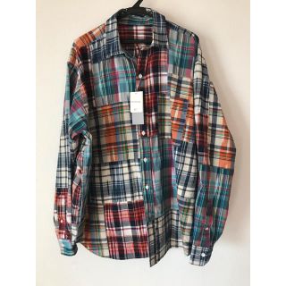 ビームス(BEAMS)のssz madras patchwork shirt(シャツ)