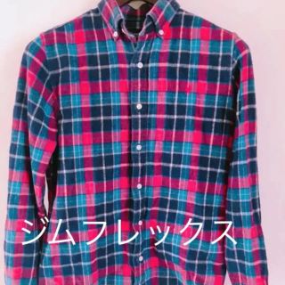 ジムフレックス(GYMPHLEX)のジムフレックス チェックシャツ ネルシャツ size14(シャツ/ブラウス(長袖/七分))