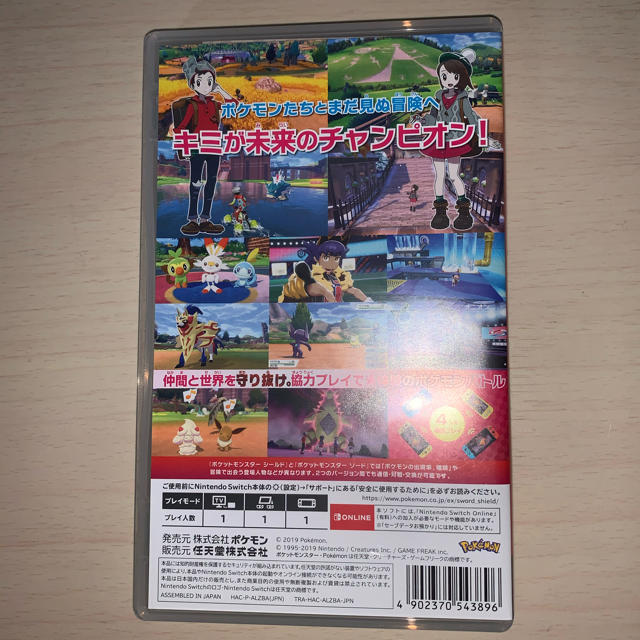 Nintendo Switch(ニンテンドースイッチ)のポケットモンスター　ソード　シールド エンタメ/ホビーのゲームソフト/ゲーム機本体(家庭用ゲームソフト)の商品写真