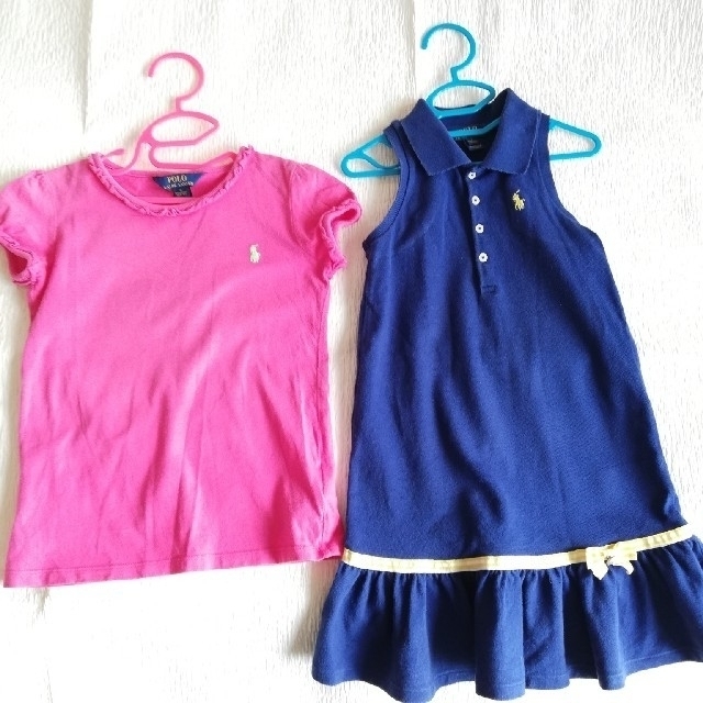 Ralph Lauren(ラルフローレン)のhami☆tayu様専用　 RALPH LAUREN 4枚セット(120cm) キッズ/ベビー/マタニティのキッズ服女の子用(90cm~)(Tシャツ/カットソー)の商品写真