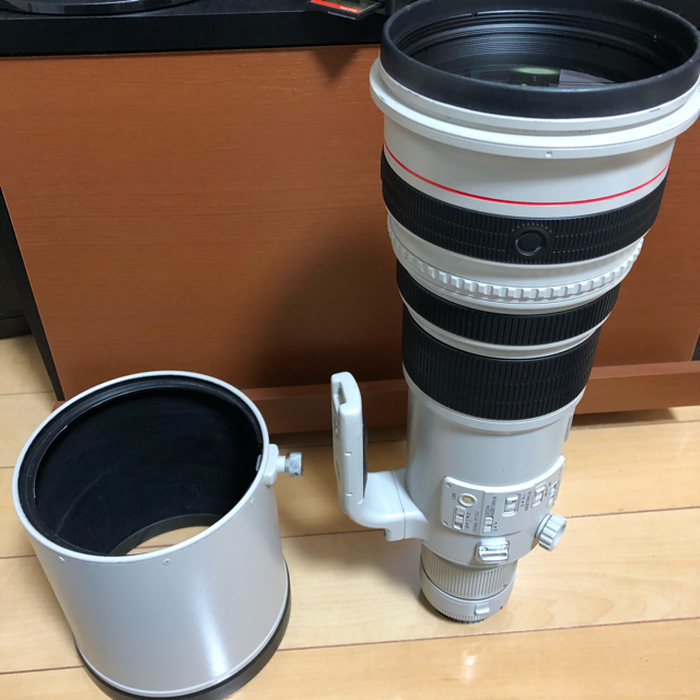 キャノン CANON EF 500mm F4L IS USM フード ケ－ス付き